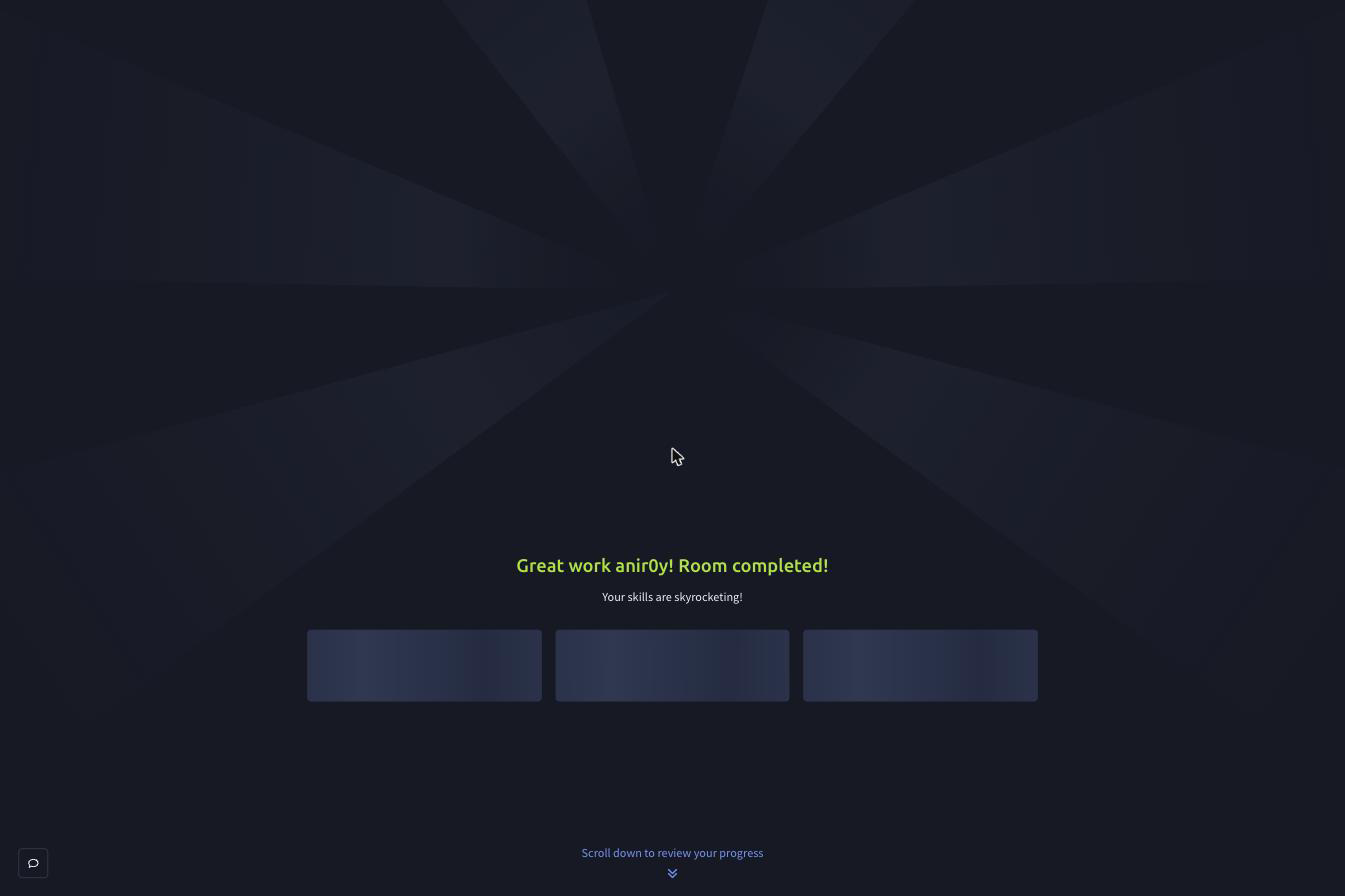 TryHackMe Exchange Online Monitoring completed