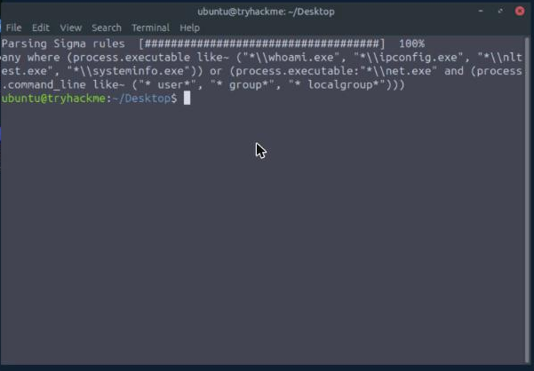 The Elastic EQL conversion using process.executable and process.command_line